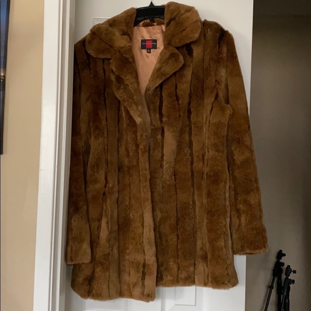 Gallery Faux Fur Overcoat